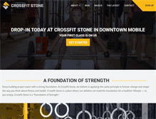 Tablet Screenshot of crossfitstone.com